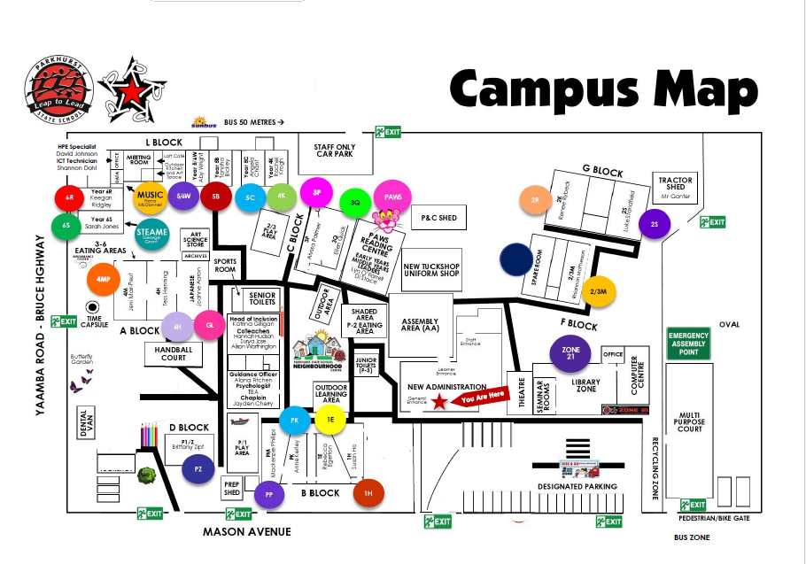 2019 campus map